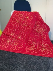 Ruby Four-Flower Tile - Image 2