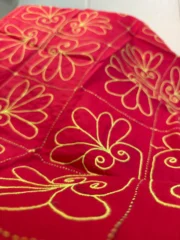 Ruby Four-Flower Tile