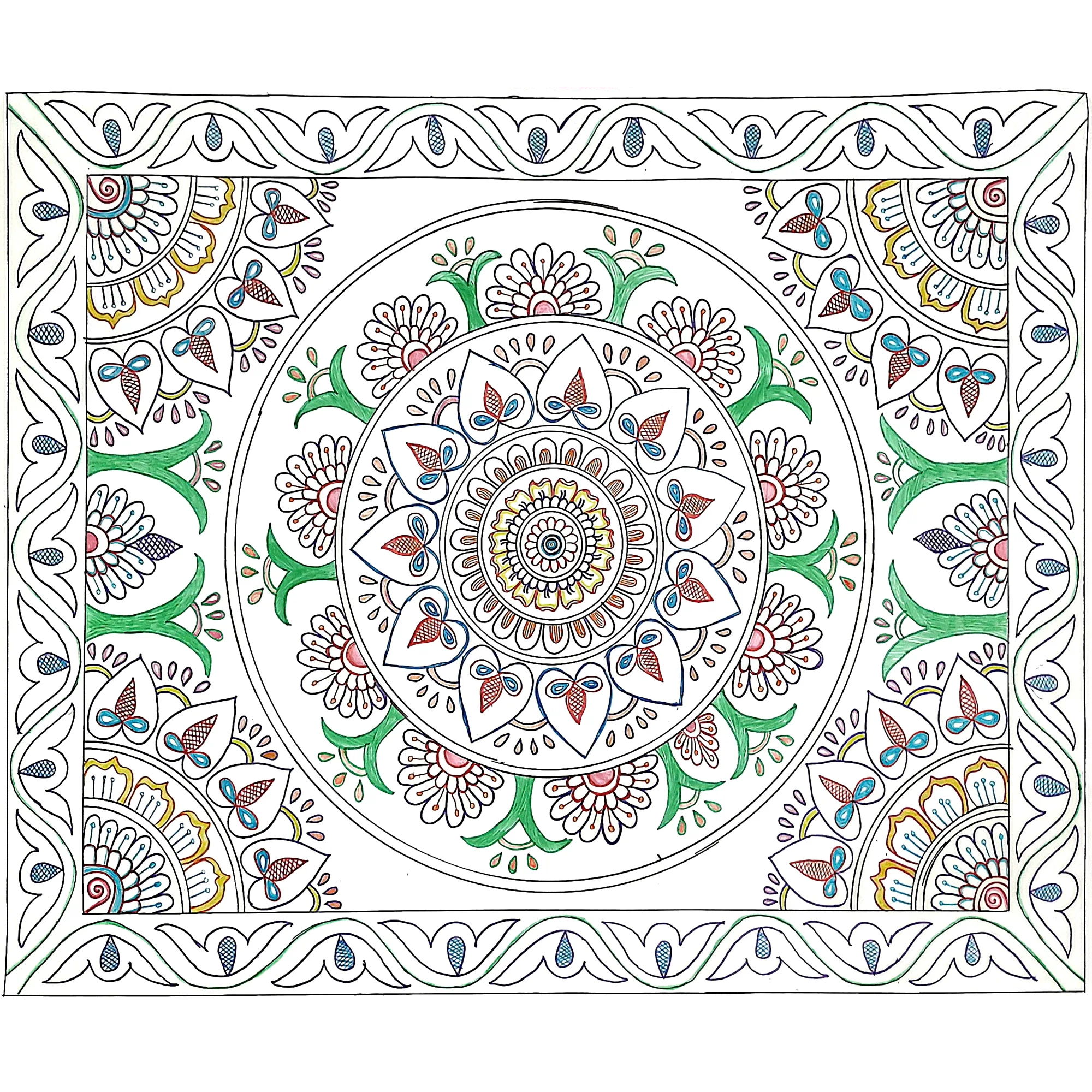 IMG_4154 Leaf Wreath Mandala - Image 1