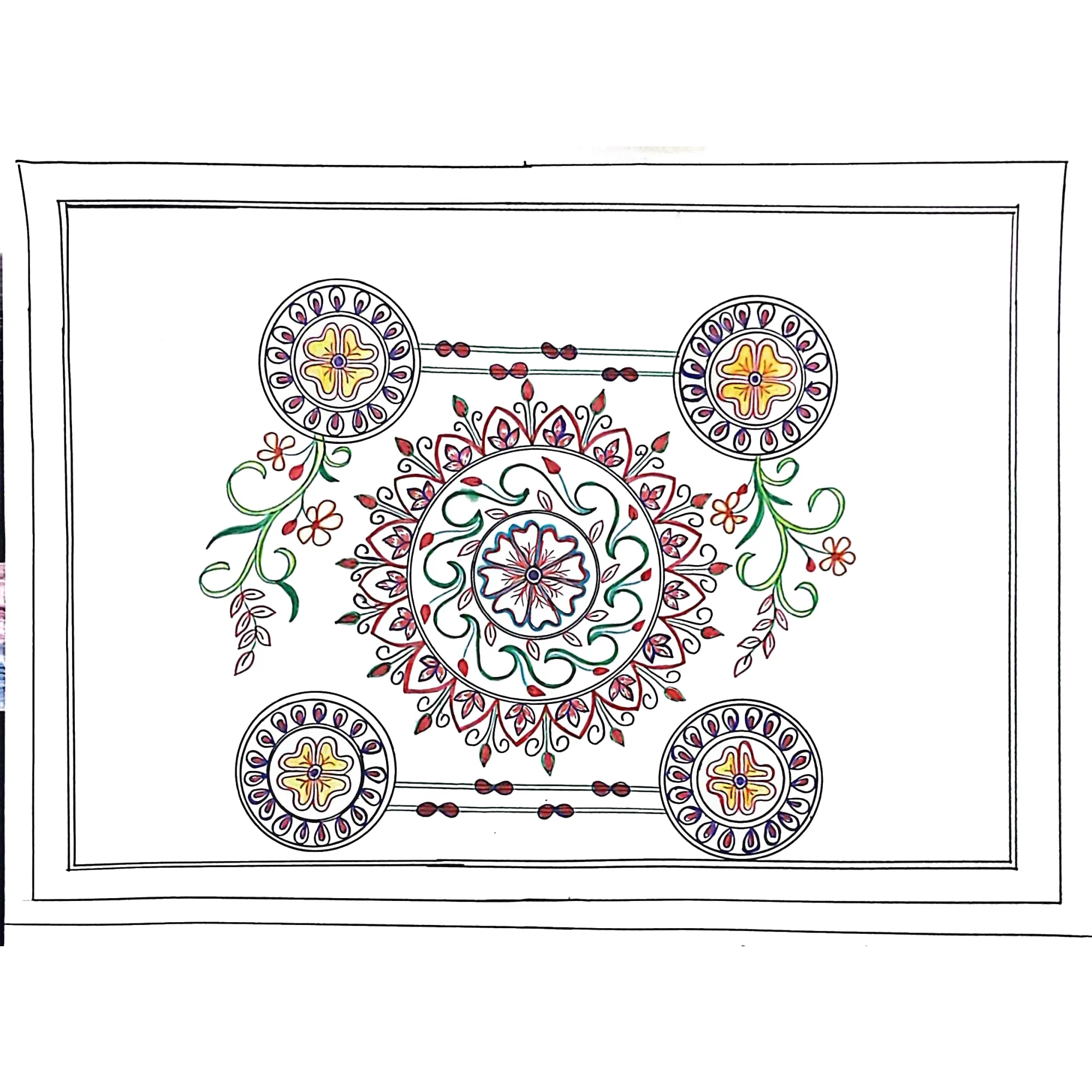 IMG_4163 Four-Corner Medallion - Image 1